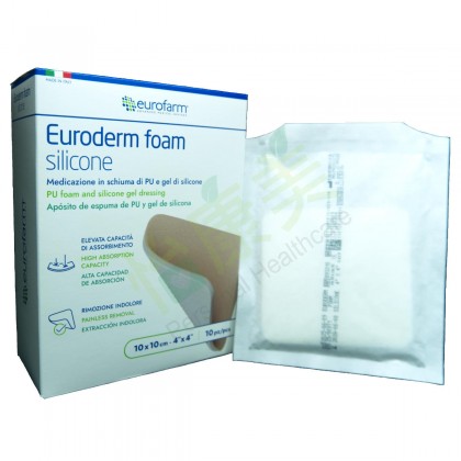 EURODERM® Foam Silicone Dressing (High absorption capacity & painless removal)