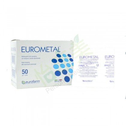 EUROMETAL® 6x9cm Island Dressing with Aluminized Central Pad - 50pcs (Sterile)