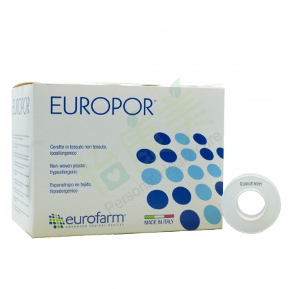 EUROPOR® Non-woven Porous Tape 2.5cm X 5m (24 rolls)