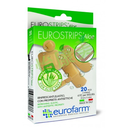 EUROSTRIPS® Aloe Hypoallergenic Waterproof Bandage (mixed)