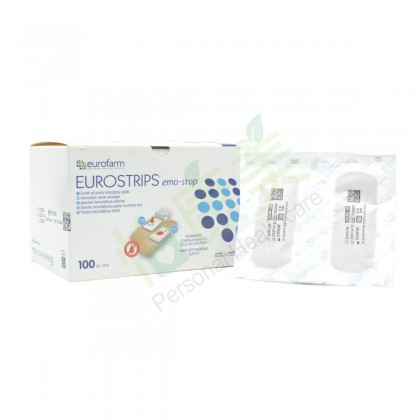 EUROSTRIPS® 3x7.2cm emo-stop bandage  - 100pcs