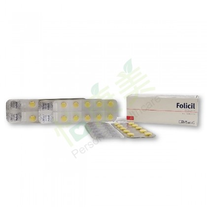 FOLICIL Acid 5mg (60 Tablets)
