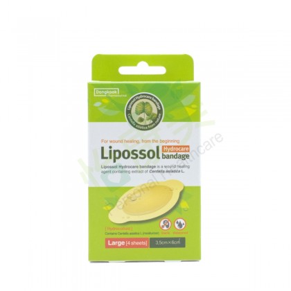 Lipossol Korea Hydrocare scar prevention bandage (Hydrocolloid) – 4pcs Large