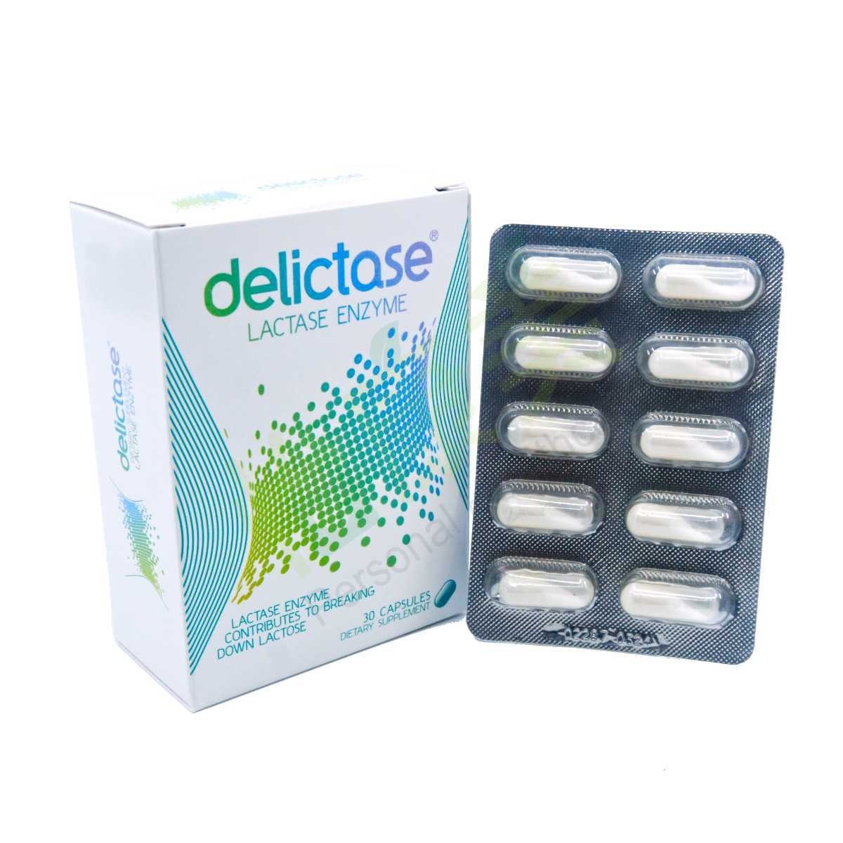 DELICTASE® Lactase Enzyme 30 capsules Product