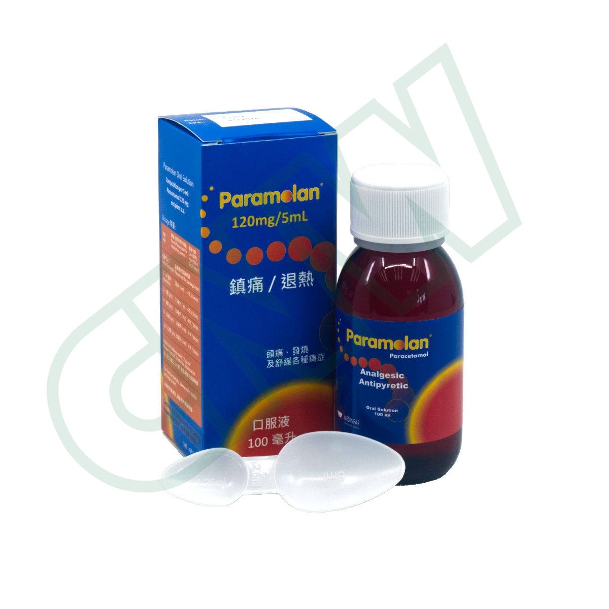 Paramolan Child Paracetamol 120mg/5ml Oral Solution 100ml Drugs Product