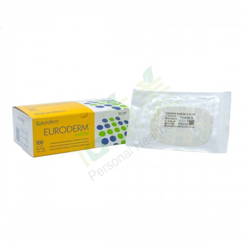 EURODERM® iodine 6x7cm (Sterile)