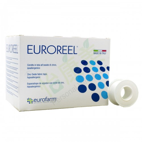 EUROREEL® 100% Cotton Surgical Tape (with Zinc-oxide)  2.5cm X 5m (24 rolls)