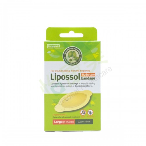 Lipossol Korea Hydrocare scar prevention bandage (Hydrocolloid) – 4pcs Large
