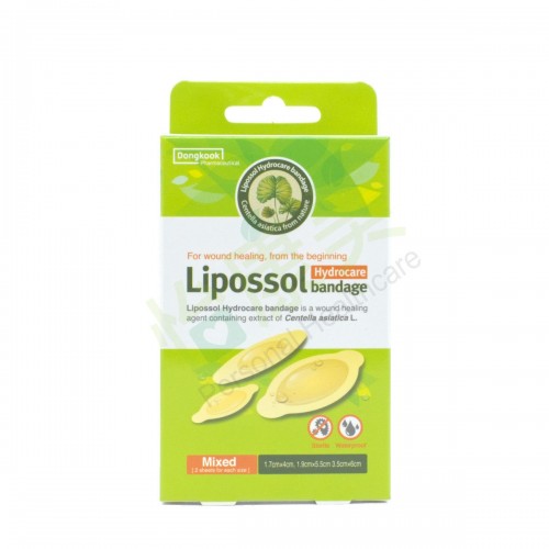 Lipossol Korea Hydrocare scar prevention bandage (Hydrocolloid)  – 6pcs Mixed