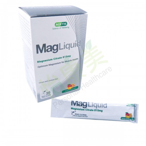 MagLiquid Magnesium Citrate 815mg Liquid Sachets 15ml