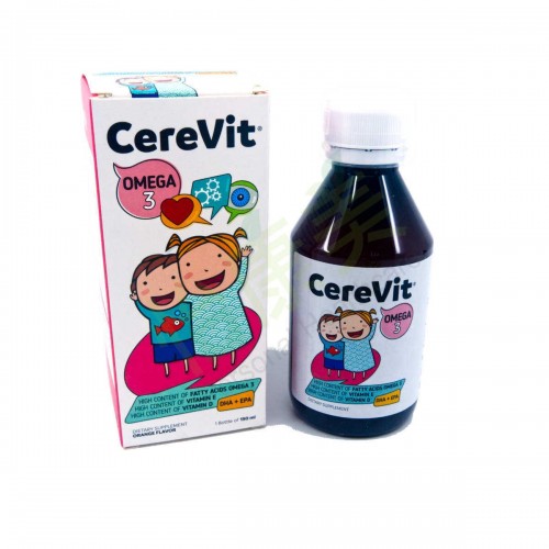 CereVit® Omega 3 鱼油糖浆 150毫升